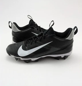 Mens Nike Alpha Menace 4 Shark 12 Black White Football Cleats FN0028-001 Size 13 - Picture 1 of 7