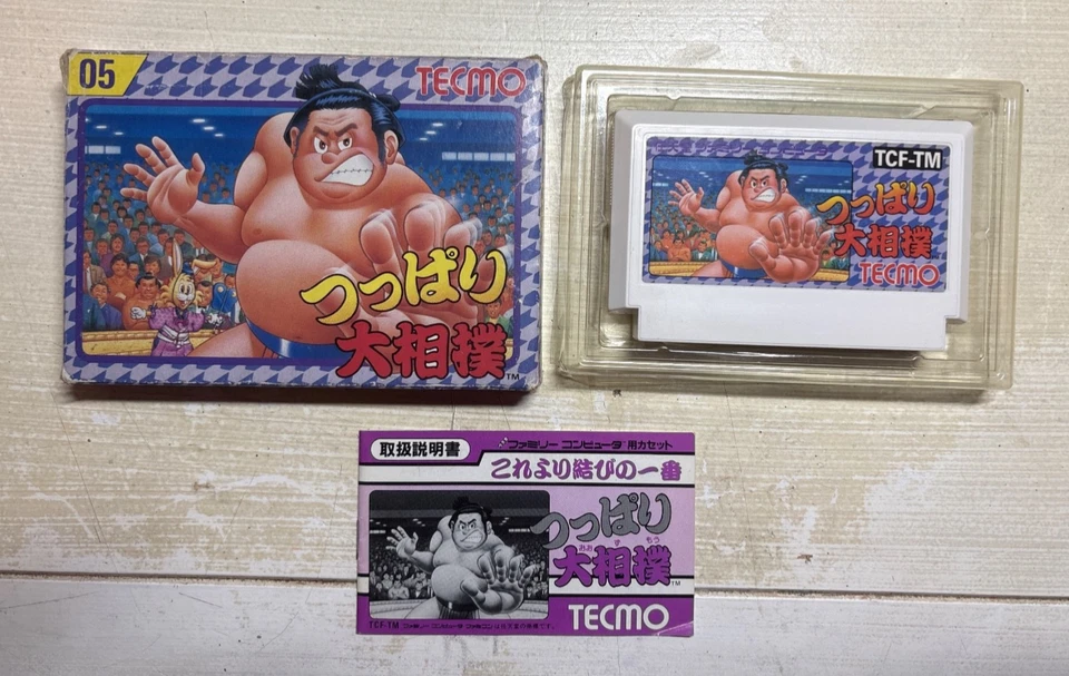 Tsuppari Ōzumō Famicom NES Japan import With box Tested Very Good Condition - Image 1 of 1