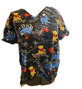 Blusa Médica Disney’s Winnie The Pooh and Eeyore Too Cuello en V Para Mujer Talla 2xl - Imagen 1 de 7