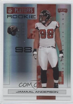 2007 Playoff NFL Playoffs Rookie Red Holofoil /125 Jamaal Anderson #137 - Image 1 of 2