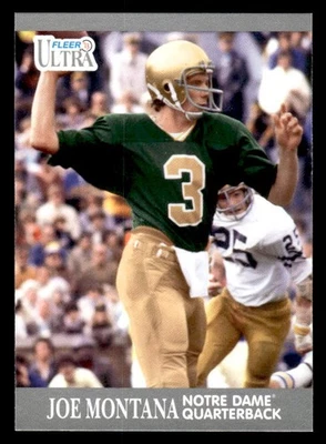Joe Montana 2013 Fleer Retro #25 Notre Dame Fighting Irish ESE Foto 1 de 2