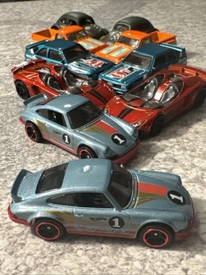 Lot Of 10 Hot Wheels Mystery Models Chase #1 Cars And Trucks Porsche Chevy Audi - Image 1 of 4