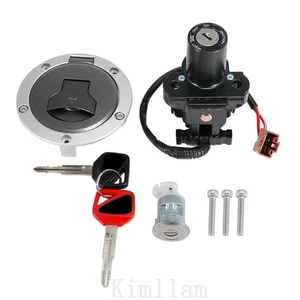 Ignition Switch Fuel Cap Seat Lock Set For Honda CBR650RA AC 2011-2022 - Picture 1 of 9