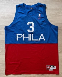 Nike Philadelphia 76ers Sixers Allen Iverson Jersey Swingman Men’s Size XL B1 - Picture 1 of 15