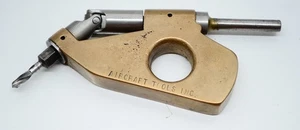 Flugzeugwerkzeuge inkl. Winkelbohrer Messingkörper Luftfahrtbearbeitung Vintage 45 Grad - Bild 1 von 13