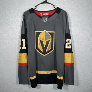 Las Vegas Golden Knights EAKIN Adidas Jersey Mens 52 Gray Hockey NHL Climalite - Picture 1 of 10