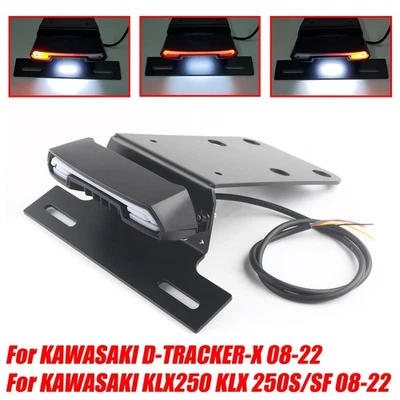 Suporte para placa de licença adequado para KAWASAKI D-TRACKER-X KLX250 S/SF 2008-2022 - Imagem 1 de 4