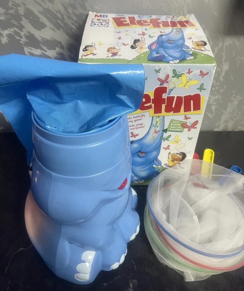 Elefun Butterfly Catching Game By MB Games 2006 Tested Working & Complete boxed - Image 1 of 4