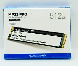 TeamGroup 512GB M.2 Solid State Drive MP33 PRO 2280 PCIe 3.0 x4 - NEW SEALED - Picture 1 of 2