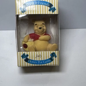 Disney Winnie the Pooh Honey Pot Gems Figurine July Birthday Collectible - Picture 1 of 2