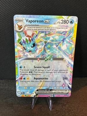 Near Mint | Aquana/Vaporeon ex 023/131 | English | Detailed Pictures - Bild 1 von 4