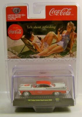 1957 '57 DODGE ROYAL LANCER D500 BB01 COCA-COLA COKE M2 MACHINES DIECAST 2020 - Image 1 of 2
