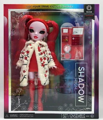 MGA ENTERTAINMENT Rainbow Shadow High™ | Fashion Puppe | ROSIE REDWOOD | Rot Weiß | mit Zubehör