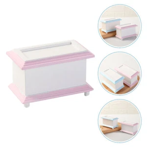 Treasure Box Model Mini House Furniture Miniature Chest Decor DIY Modeling Toy - Afbeelding 1 van 12