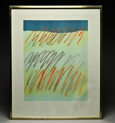 RODNEY FUMPSTON Original Vintage Signed London Abstract Artist Proof Lithograph - Image 1 of 4