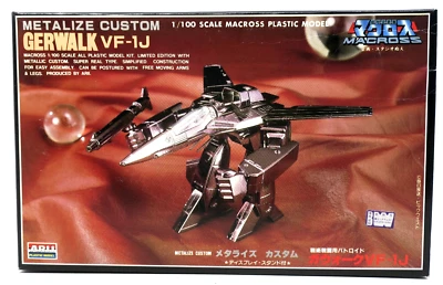 Vintage Arii Macross Metalize Custom 1/100 VF-1J Gerwalk Valkyrie Model Kit - Image 1 of 4