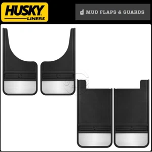 Husky Liners® MudDog™ Mud Flaps 4PCS Set for Chevrolet GMC Dodge Ram Ford Jeep - Picture 1 of 7