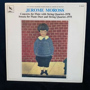 MOROSS, JEROME Concerto for Flute & String Quartet - VARESE SARABANDE ST LP 1979 - Picture 1 of 5