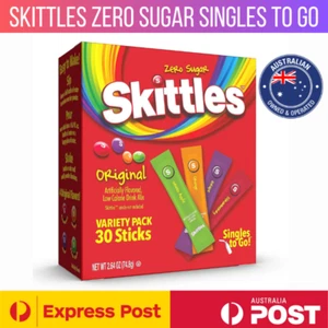 SKITTLES SUGAR FREE Drink Mix (4 MIX FLAVOURS) - 30 Servings MELB STOCK - Picture 1 of 6