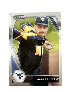 2021 Prizm Draft Picks Jackson Wolf Silver Prizm #PDP129 - Picture 1 of 2