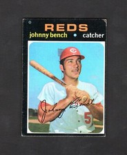 1971 Topps Johnny Bench #250 -- Cincinnati Reds HOF 