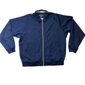 Vintage FootJoy Windbreaker Bomberjacke Kragen dunkelblau XL Golf leicht - Bild 1 von 9