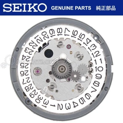 GENUINE Seiko SII (TMI) NH34 NH34A Watch Movement WHITE Date GMT - USA SELLER - Image 1 of 3