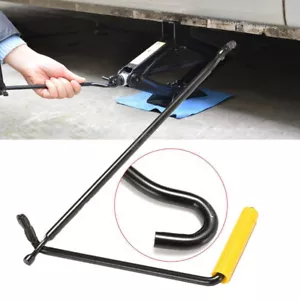 Car For Scissor Jack Steel Garage Tire Wheel Lug Crank Wrench Handle Lift Tool - Picture 1 of 12