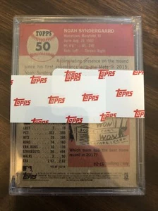 2018 Topps Living Player Of The Week Noah Syndergaard (#50) 20 Card Sealed Box - Picture 1 of 2