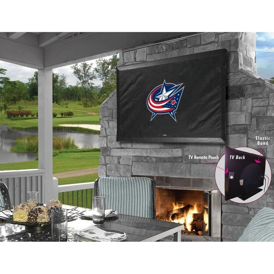 NHL - Columbus Blue Jackets TV Cover Hockey Team Logo - Image 1 of 1