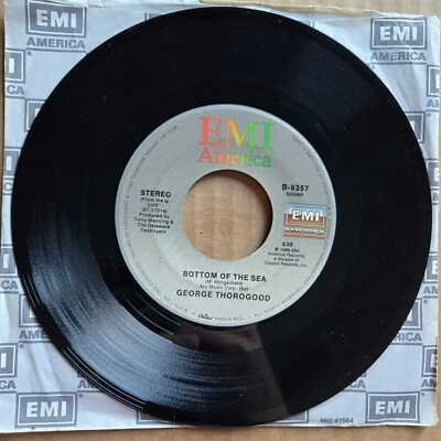 GEORGE THOROGOOD Bottom Of The Sea POP ROCK 45 7" Record Vinyl Records - Image 1 of 2