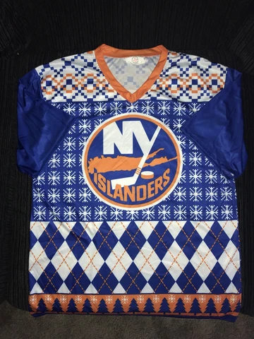 New York Islanders Ugly Christmas Sweater Shirt Ny Islanders Jersey XL Cover
