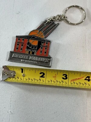Michael Jordan's Restaurant Keychain slamdunk red building - Image 1 of 2