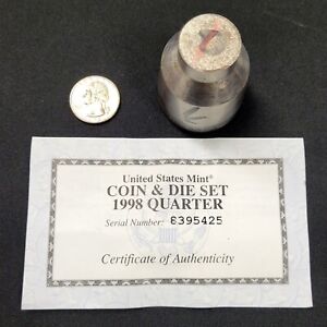 United States Mint COIN & DIE Set 1998 Quarter - Philadelphia 