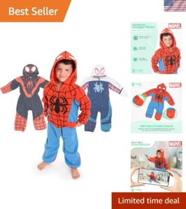 Hooded Cozy Fleece Bunting - Unisex Infant Jumpsuit for Easy Winter Dressing - Picture 1 of 8