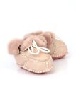 UpPower Organic Hand Made Lambskin Baby Booties, First Walking Shoes, Lace Up