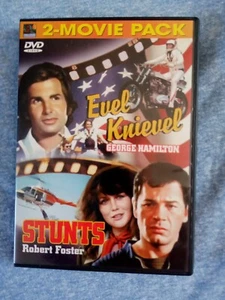 Evel Knievel 1971+Stunts 1977 Robert Foster DIGITALLY REMASTERED DVD IN COLOR - Picture 1 of 4