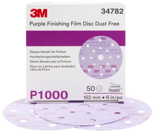 3M Hookit 260L+ Purple Schleifscheiben / 17-fach gelocht ø150 mm, P1000 (50Stk) - Bild 1 von 1