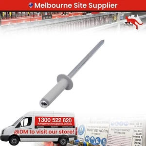 PICKUP ONLY, Tower Pop Rivets Al/St Dome Head 3.2x8mm Pack1000- White - Picture 1 of 2