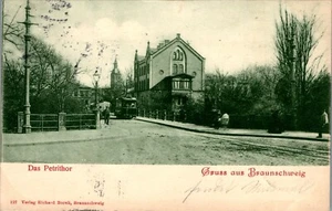 AK GRUSS AUS BRAUNSCHWEIG DAS PETRITOR 1901 NIEDERSACHSEN - Bild 1 von 2