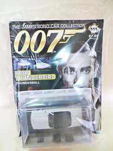 COLECCIÓN JAMES BOND 007 111 'FORD THUNDERBIRD, THUNDERBALL' Y REVISTA. 1:43 - Imagen 1 de 4