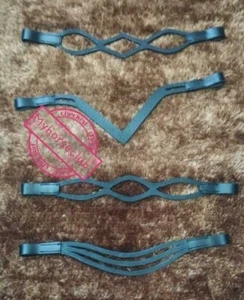 Bandas para cejas dobles lisas para hacer tus propias bridas para rebordear caballo 'NUEVAS TODAS LAS TALLAS, - Imagen 1 de 3
