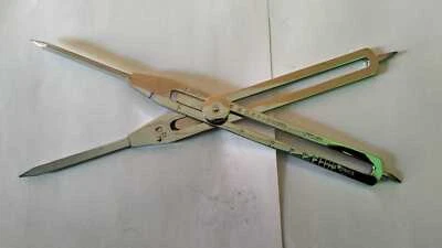 9" Proportional Divider Engineer Solid Navigational Compass Drafting with nikil - Image 1 of 4