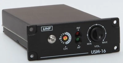 Módulo receptor de micrófono inalámbrico JTS CARVIN Audio UHF PLL Diversity USM-16 CH Foto 1 de 4