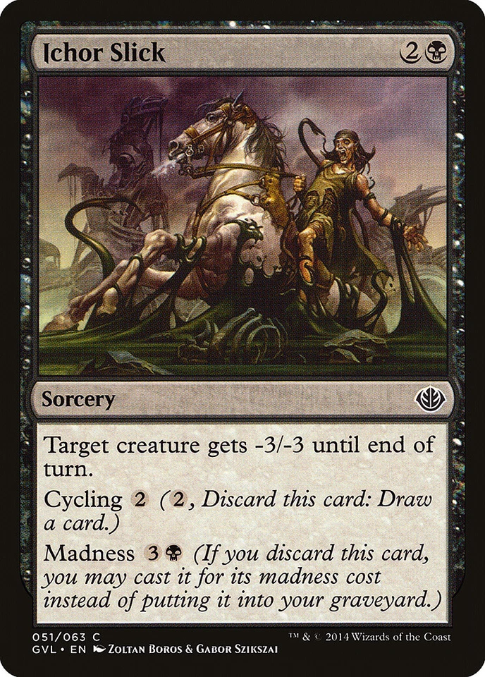 Ichor Slick Duel Decks Anthology: Garruk vs. Liliana NM Common CARD ABUGames - Image 1 of 1