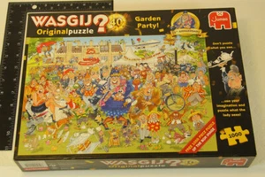 WASGIJ Original Jigsaw Puzzle 40 "Garden Party" (2 x 1000 pieces) 25th Aniversry - Picture 1 of 7