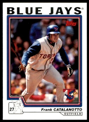 2004 TOPPS #264 FRANK CATALANOTTO TORONTO BLUE JAYS - Image 1 of 2