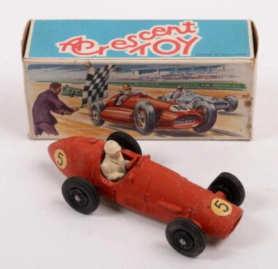 CRESCENT TOYS - c1960 Hecho en Inglaterra - Coche de carreras Grand Prix con caja - ¡RARO! Foto 1 de 4