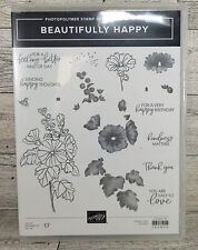 Stampin' Up! - Beautifully Happy SAB - Photopolymer Stamp set *Retired*