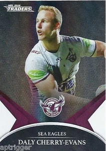 2016 NRL Traders Black Parallel Special (PS026) Daly CHERRY-LEWIS Sea Eagles - Picture 1 of 1